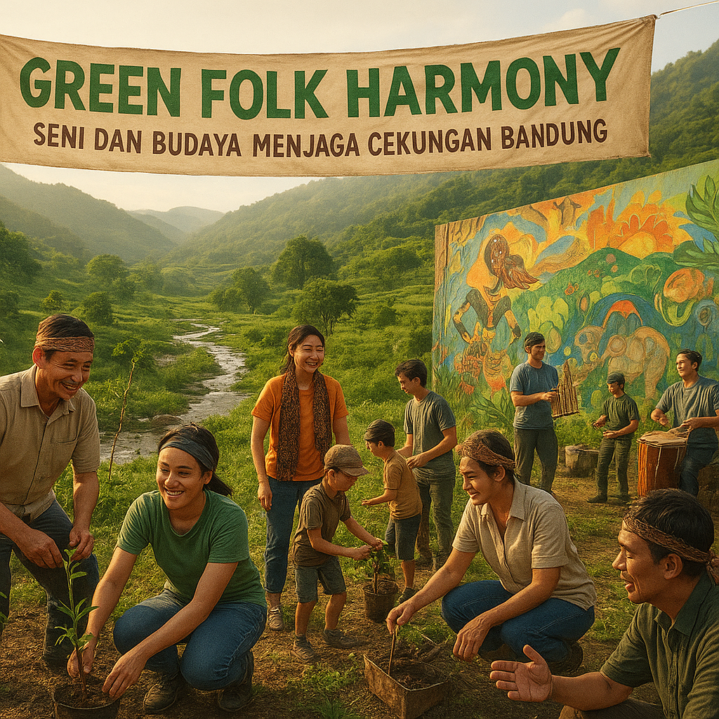 Green Folk Harmony: Seni dan Budaya Menjaga Cekungan Bandung