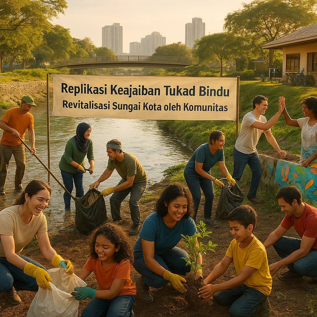 Replikasi Keajaiban Tukad Bindu: Revitalisasi Sungai Kota oleh Komunitas