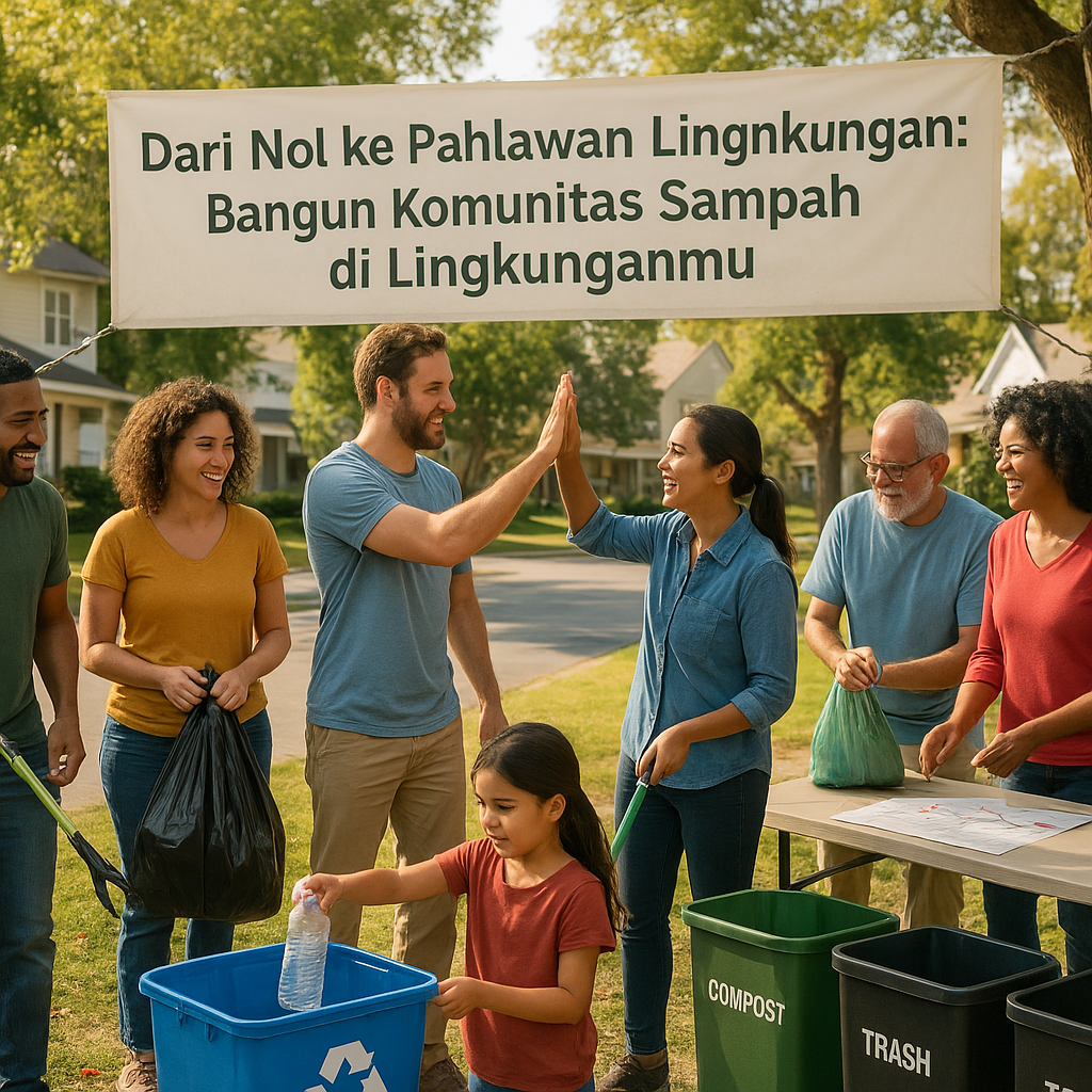 Dari Nol ke Pahlawan Lingkungan: Bangun Komunitas Sampah di Lingkunganmu