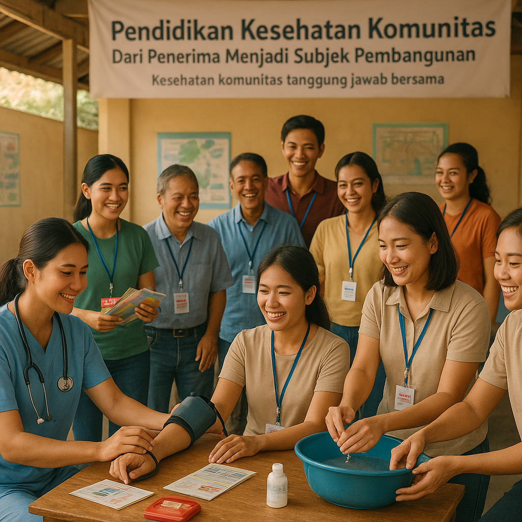 Pendidikan Kesehatan Komunitas: Dari Penerima Menjadi Subjek Pembangunan