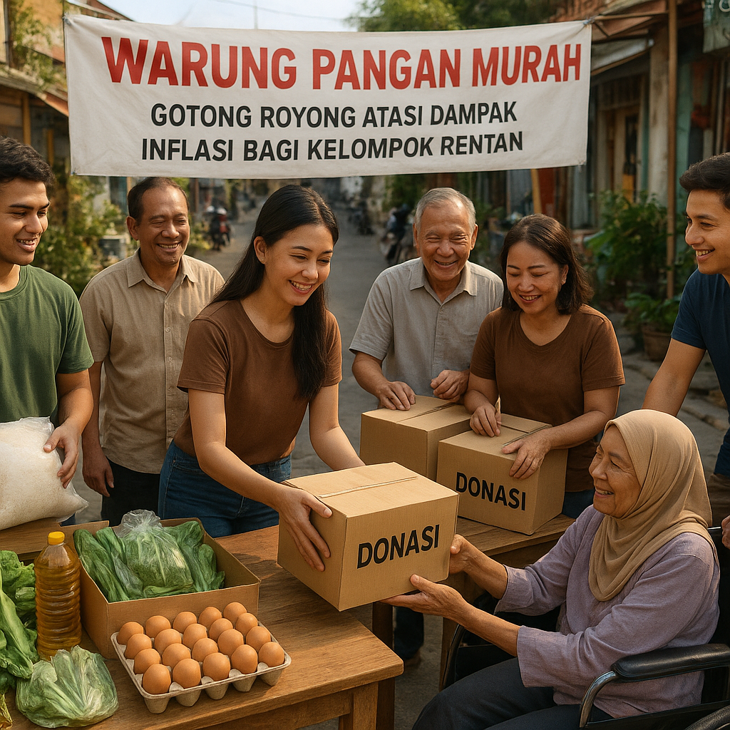 Warung Pangan Murah: Gotong Royong Atasi Dampak Inflasi bagi Kelompok Rentan