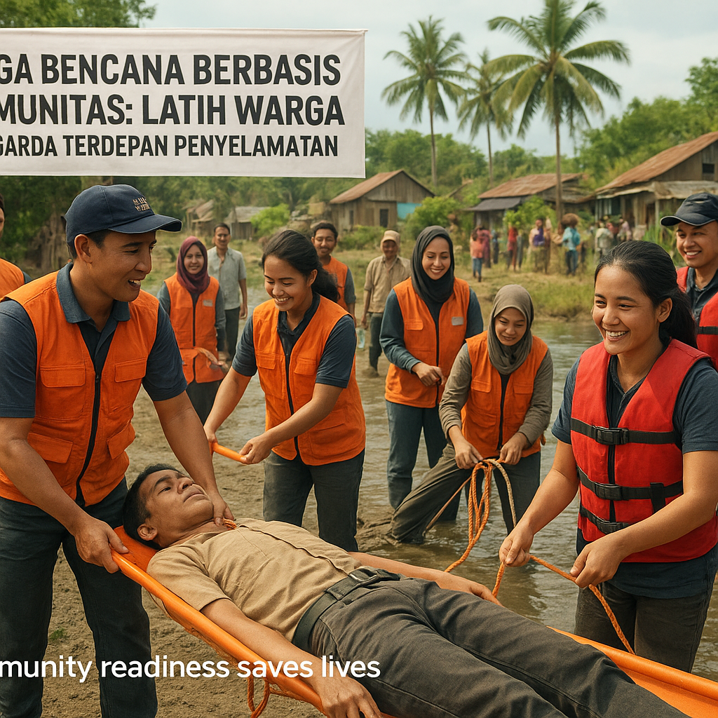 Siaga Bencana Berbasis Komunitas: Latih Warga Jadi Garda Terdepan Penyelamatan