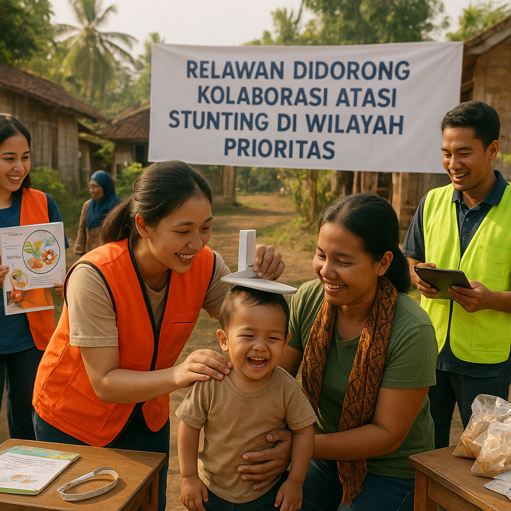 Relawan Didorong Kolaborasi Atasi Stunting di Wilayah Prioritas