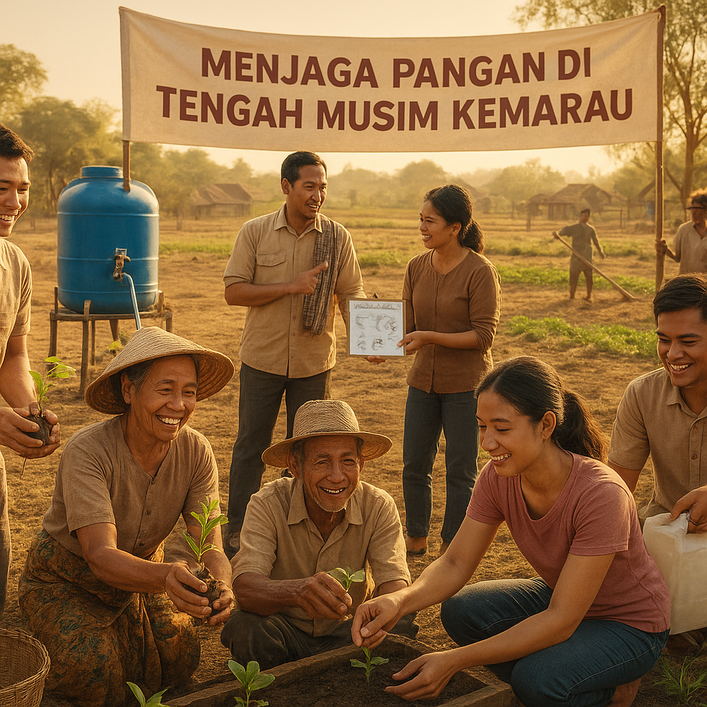 Menjaga Pangan di Tengah Musim Kemarau: Kolaborasi Antar Desa untuk Ketahanan Komunitas