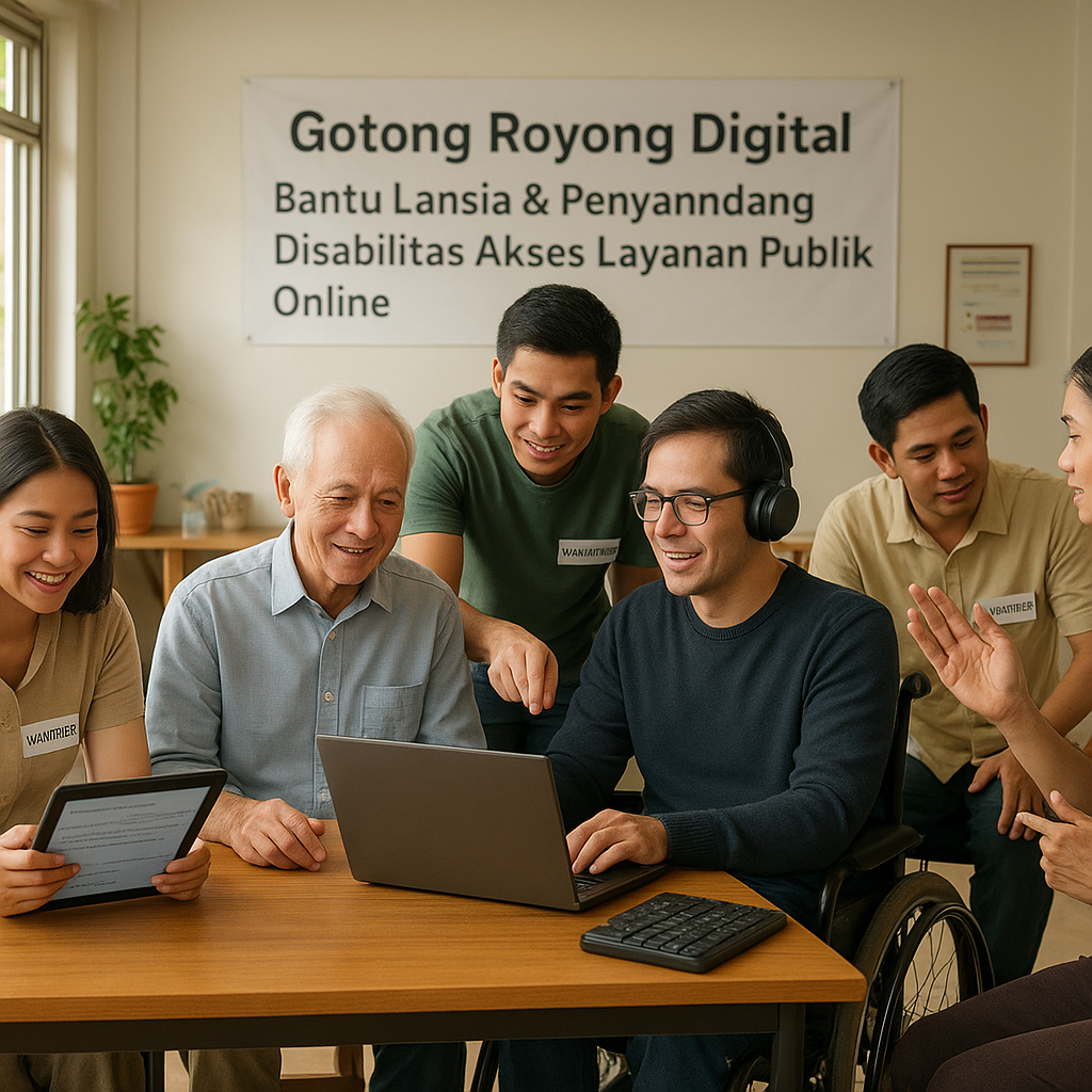 Gotong Royong Digital: Bantu Lansia dan Penyandang Disabilitas Akses Layanan Publik Online