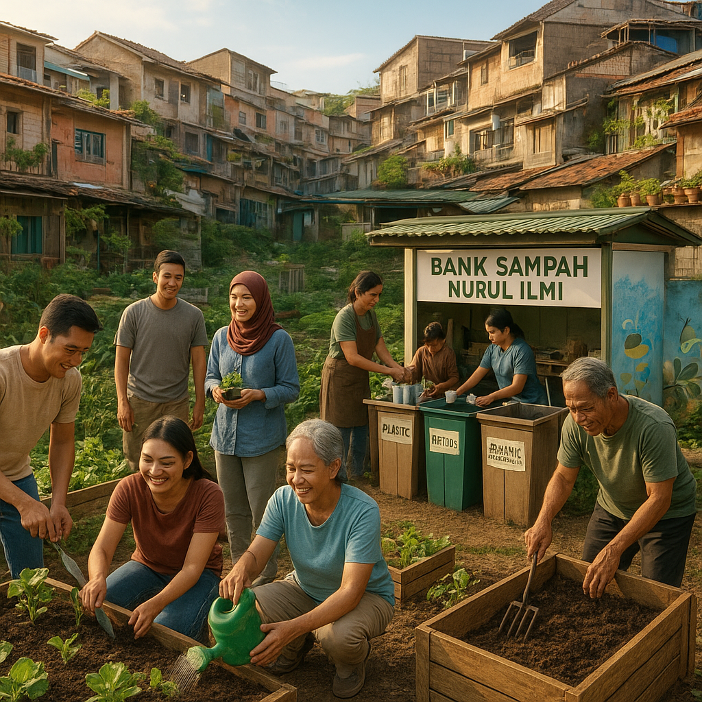 Urban Farming dan Bank Sampah: Solusi Terintegrasi di Permukiman Padat