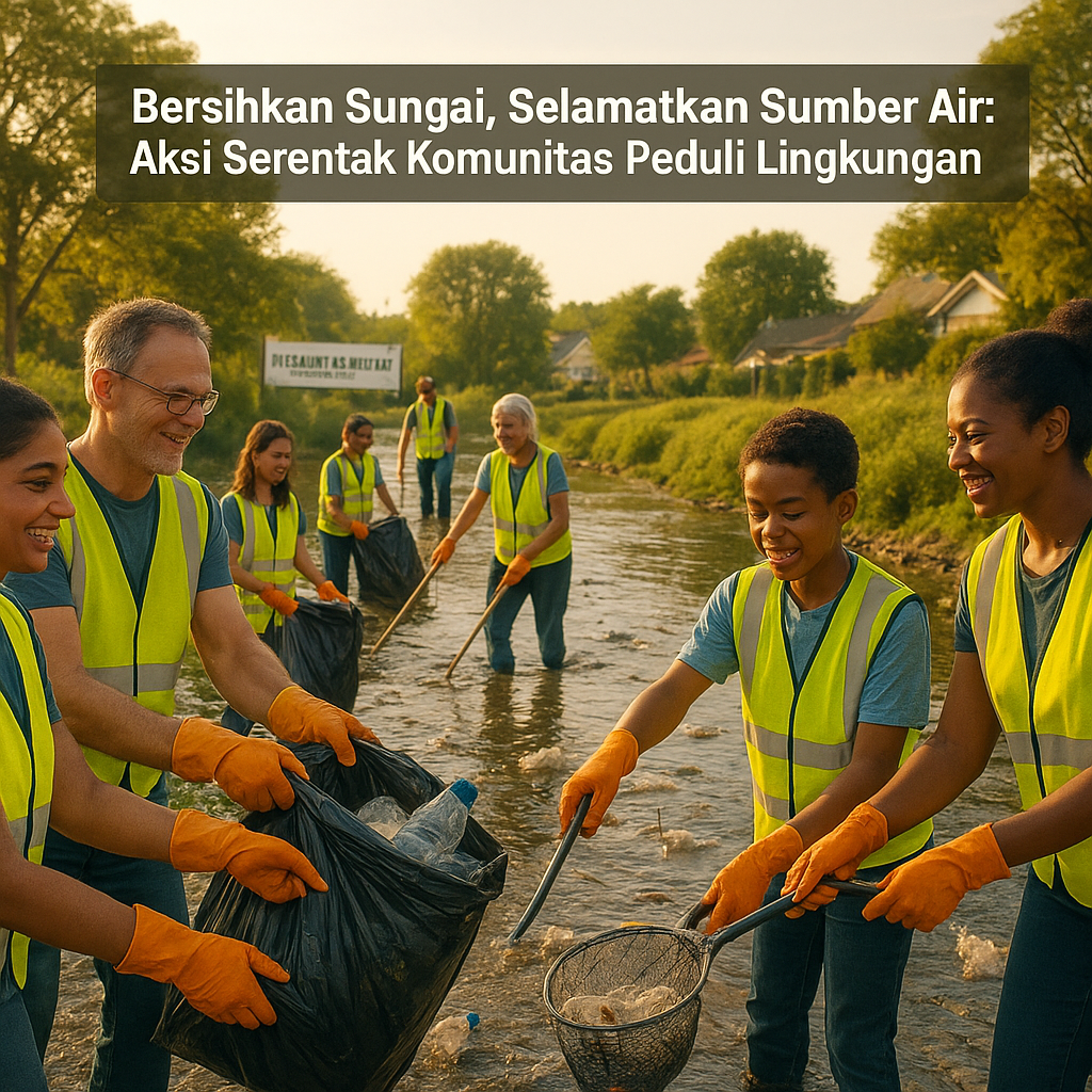 Bersihkan Sungai, Selamatkan Sumber Air: Aksi Serentak Komunitas Peduli Lingkungan