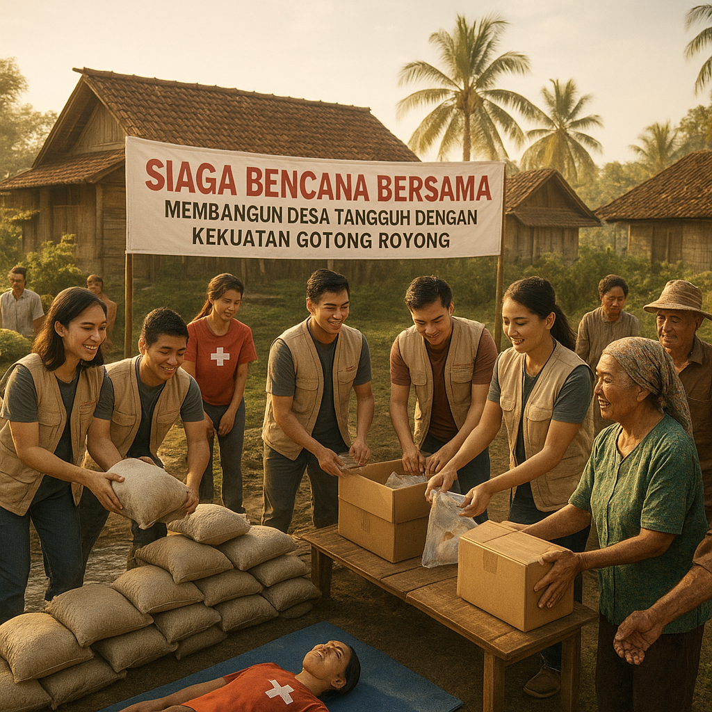 Siaga Bencana Bersama: Membangun Desa Tangguh dengan Kekuatan Gotong Royong