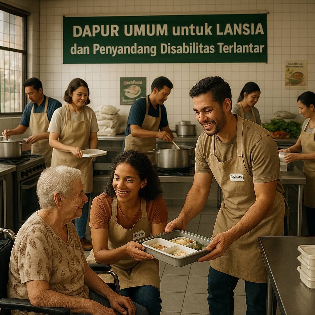 Dapur Umum untuk Lansia dan Penyandang Disabilitas Terlantar