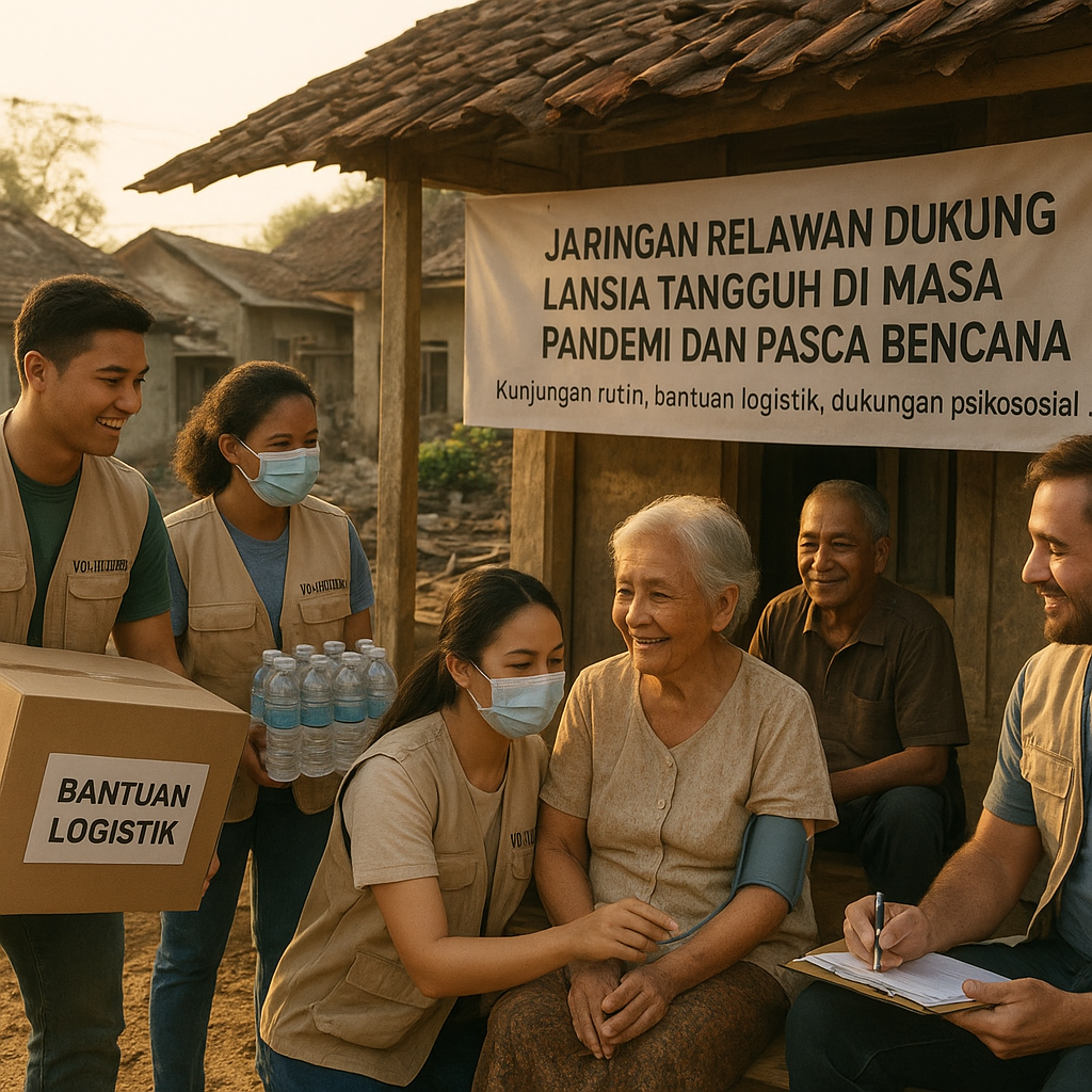 Jaringan Relawan Dukung Lansia Tangguh di Masa Pandemi dan Pasca Bencana