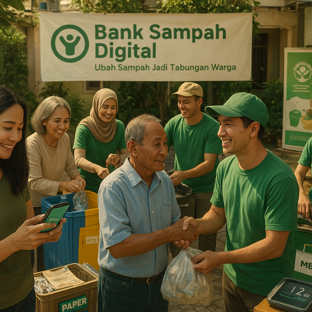 Bank Sampah Digital: Ubah Sampah Jadi Tabungan Warga