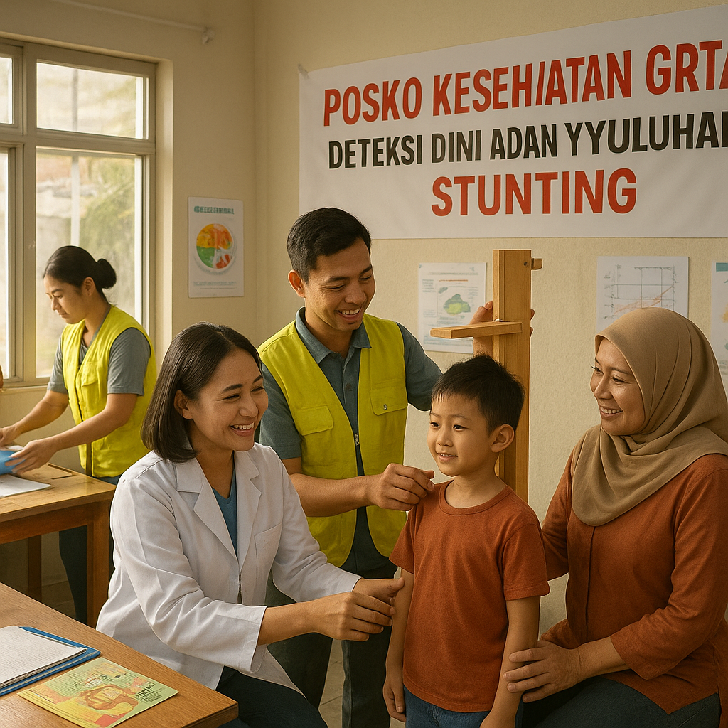 Posko Kesehatan Gratis: Deteksi Dini dan Penyuluhan Stunting