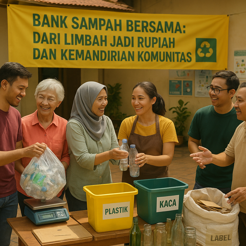 Bank Sampah Bersama: Dari Limbah Jadi Rupiah dan Kemandirian Komunitas