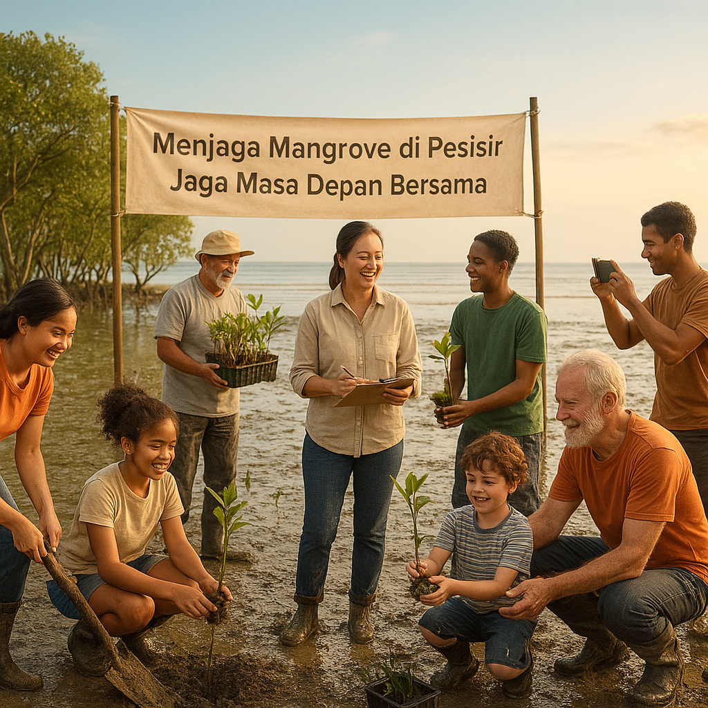 Menjaga Mangrove di Pesisir, Jaga Masa Depan Bersama