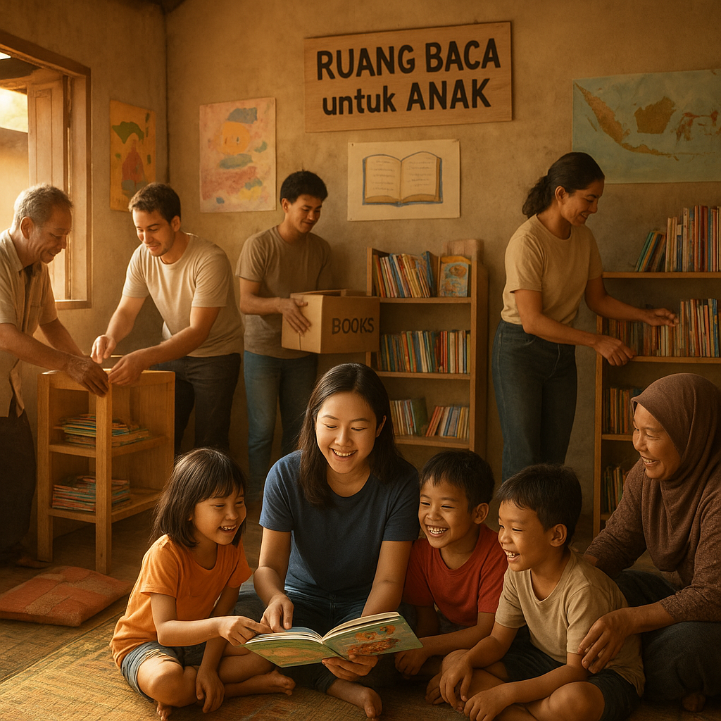 Ruang Baca untuk Anak: Menyalakan Literasi di Pelosok Negeri