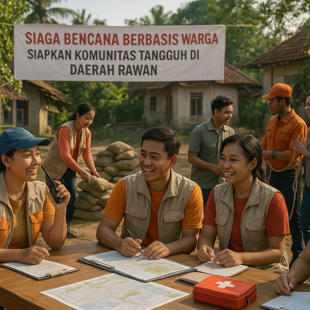 Siaga Bencana Berbasis Warga: Siapkan Komunitas Tangguh di Daerah Rawan