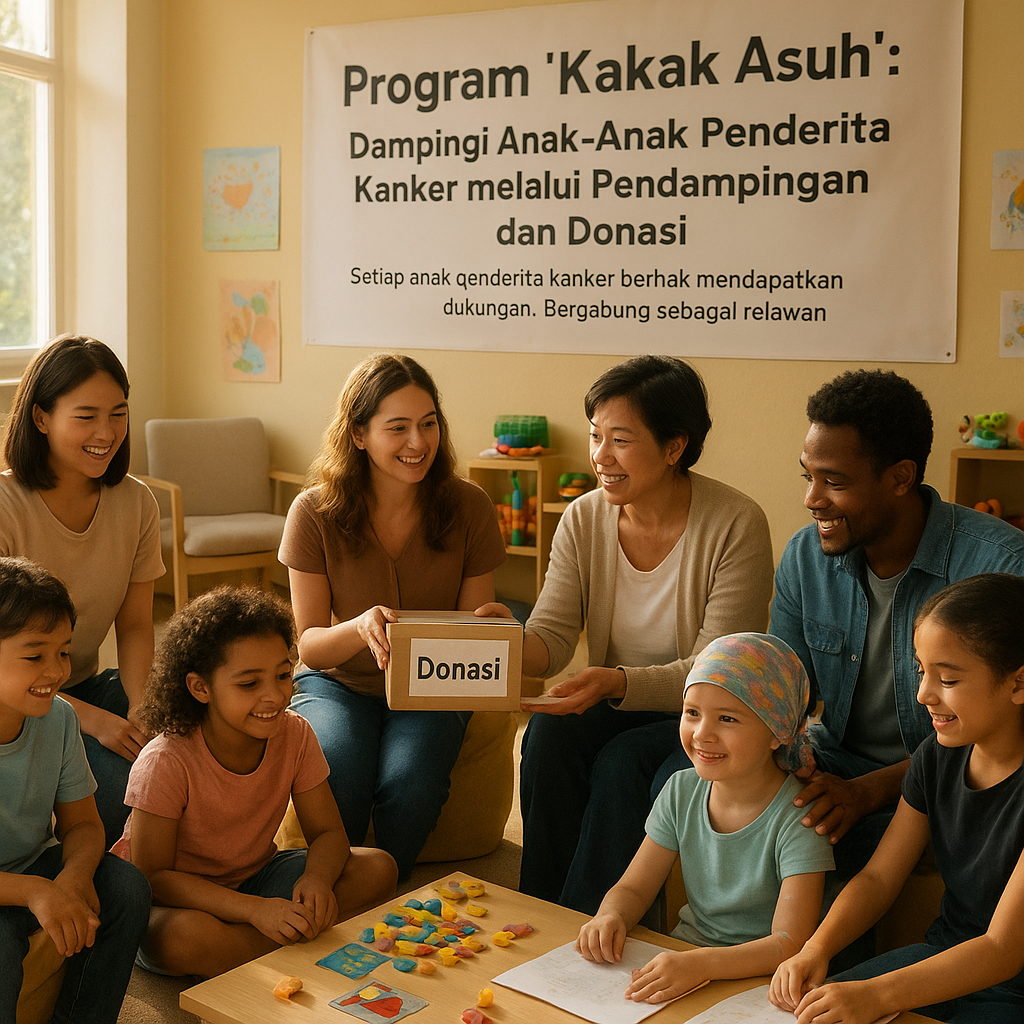 Program 'Kakak Asuh': Dampingi Anak-Anak Penderita Kanker melalui Pendampingan dan Donasi