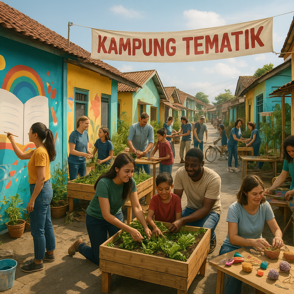 Kampung Tematik: Ubah Lingkungan Kumuh Jadi Destinasi Edukasi dan Ekonomi Kreatif loading='lazy' 