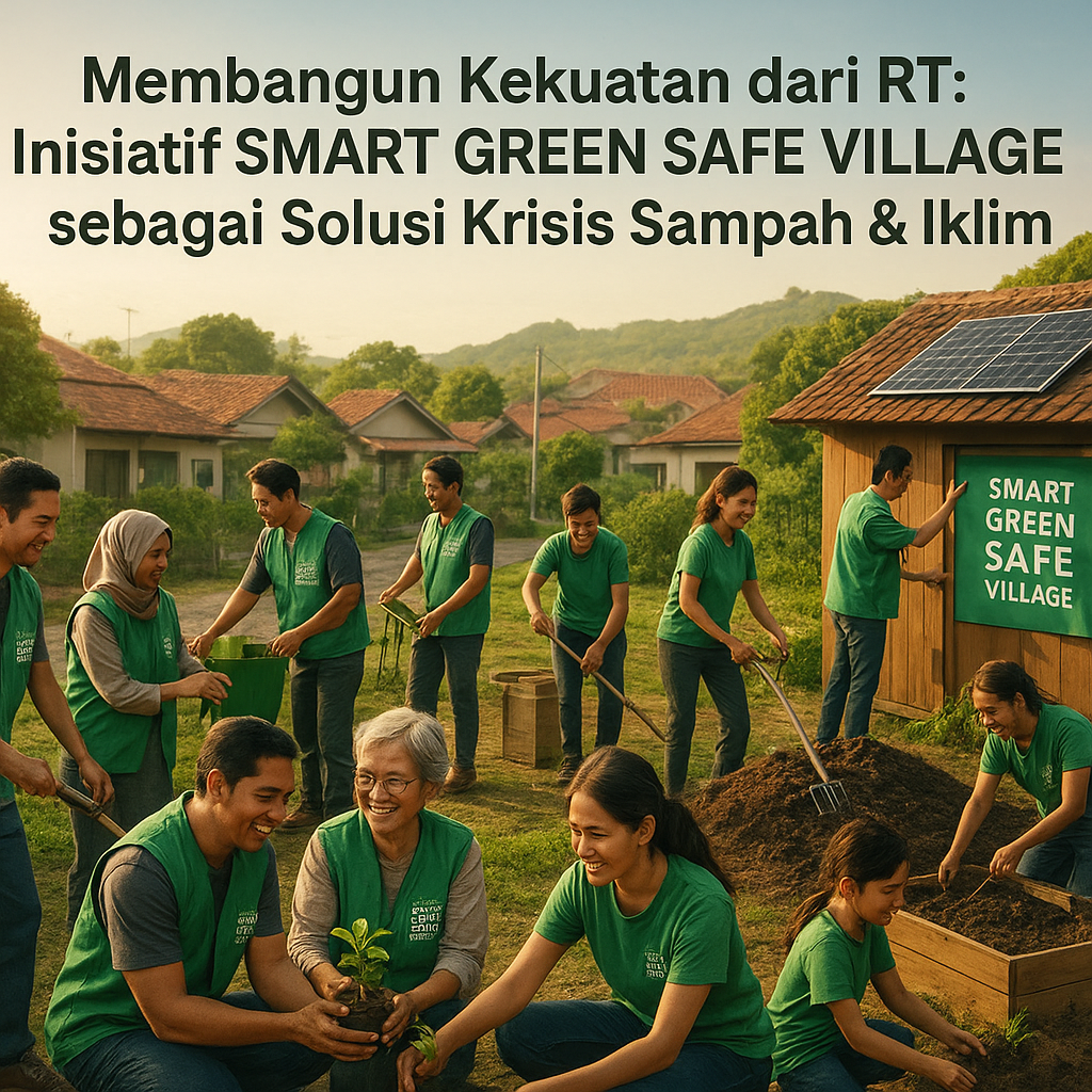 Membangun Kekuatan dari RT: Inisiatif SMART GREEN SAFE VILLAGE sebagai Solusi Krisis Sampah & Iklim
