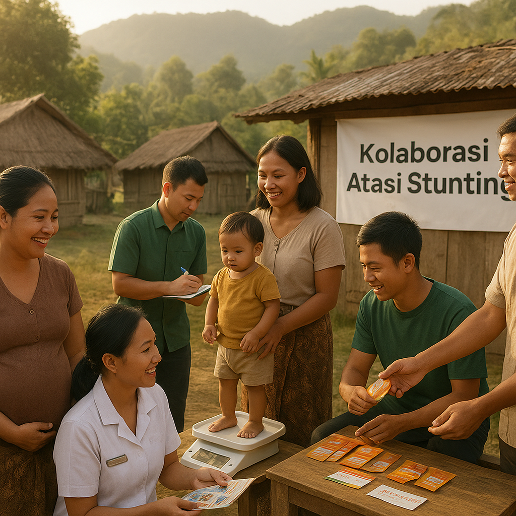 Kolaborasi Atasi Stunting: Pendampingan Gizi Ibu Hamil dan Balita di Daerah Terpencil