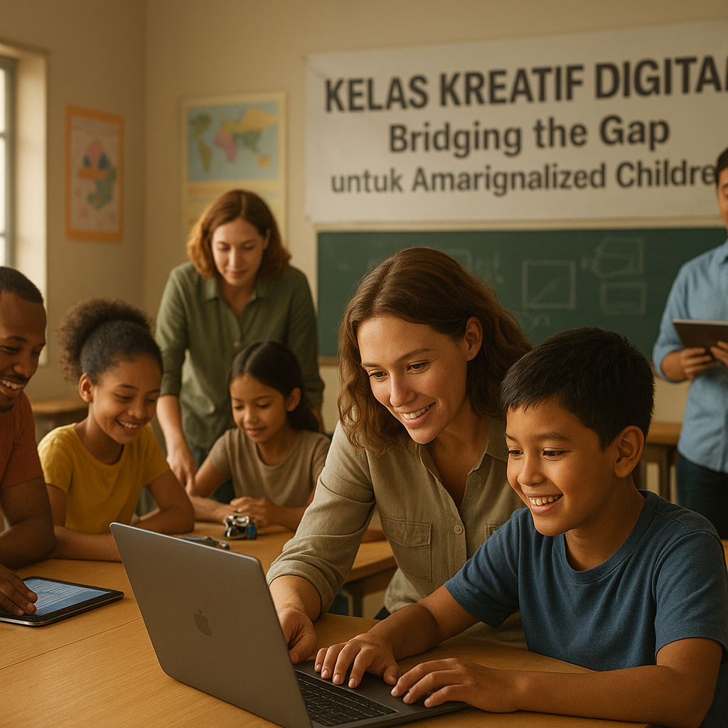 Kelas Kreatif Digital: Bridging the Gap untuk Anak Marjinal