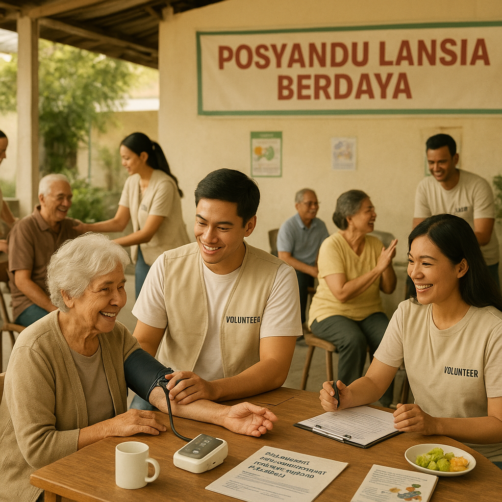 Posyandu Lansia Berdaya: Dukungan Komprehensif untuk Kakek Nenek Tunggal