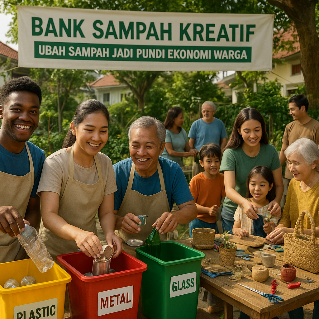 Bank Sampah Kreatif: Ubah Sampah Jadi Pundi Ekonomi Warga