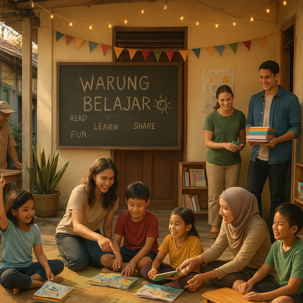 Warung Belajar: Suaka Pendidikan Informal di Tengah Permukiman Padat