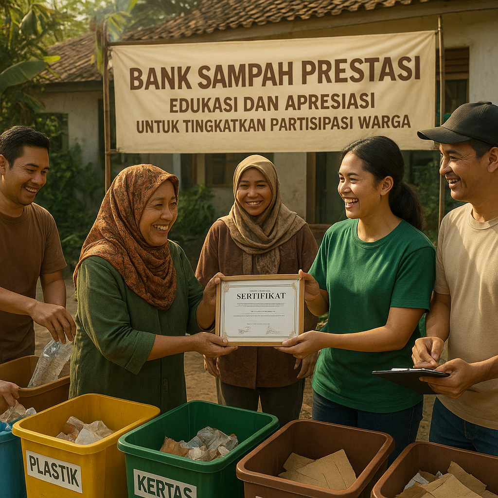 Bank Sampah Prestasi: Edukasi dan Apresiasi untuk Tingkatkan Partisipasi Warga