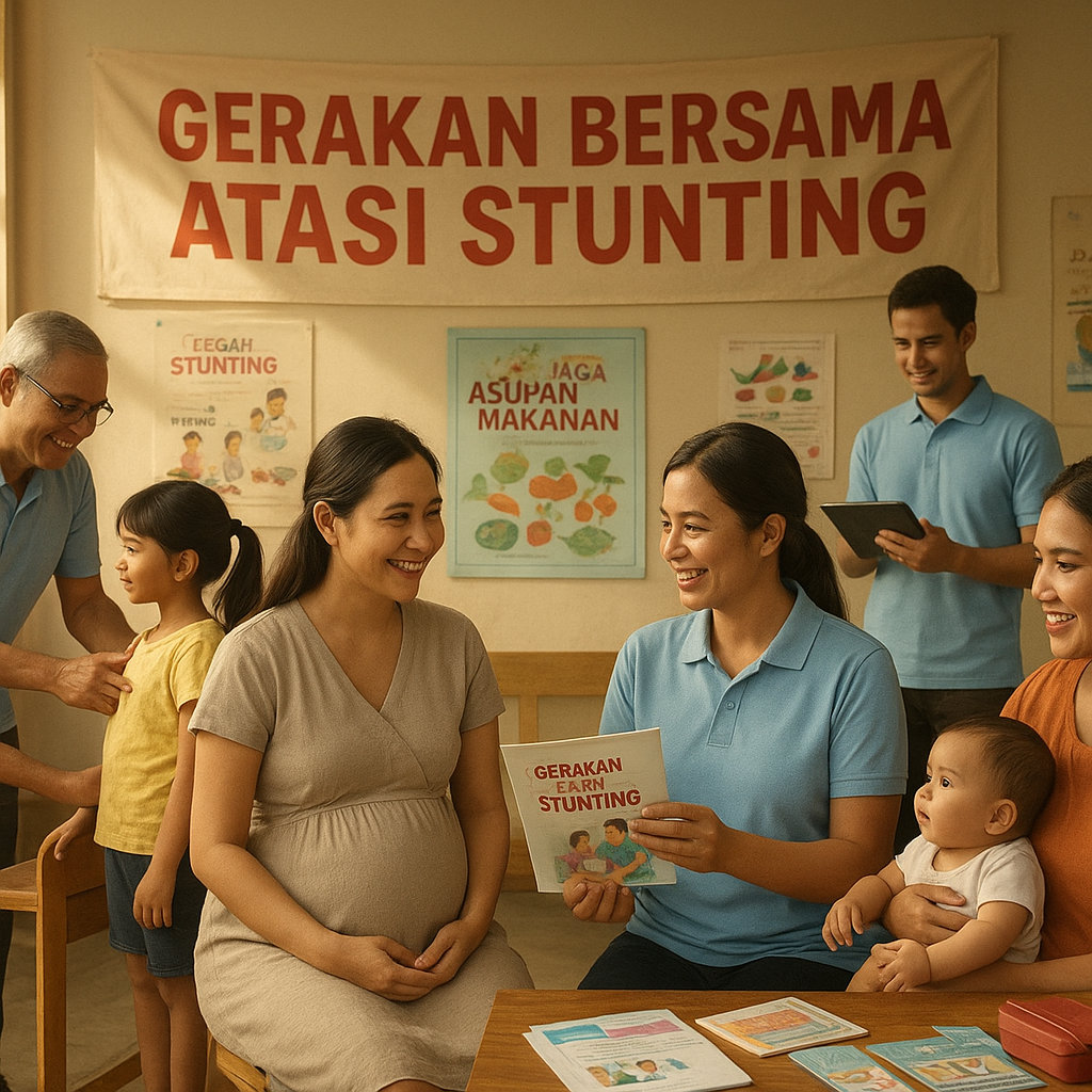 Gerakan Bersama Atasi Stunting dengan Pendampingan Ibu Hamil dan Balita