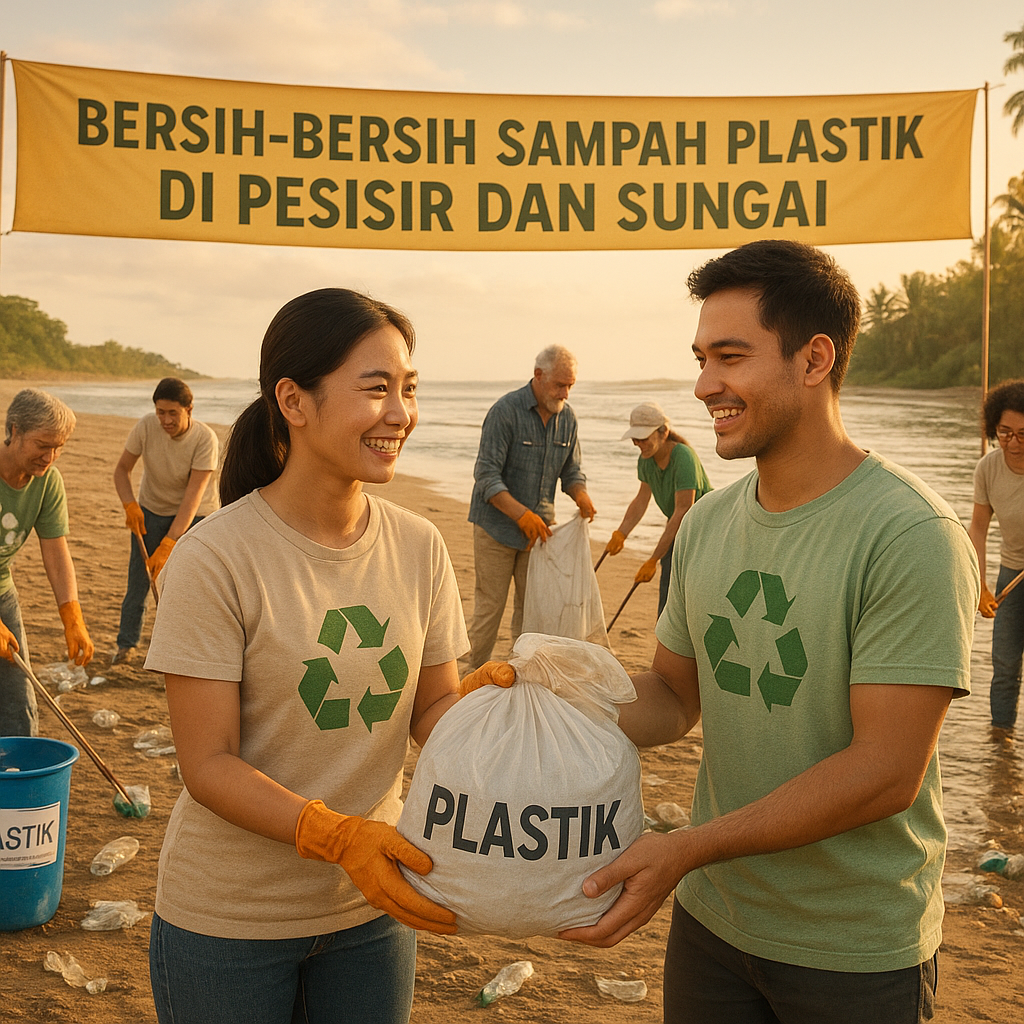 Bersih-bersih Sampah Plastik di Pesisir dan Sungai, Aksi Nyata untuk Bumi
