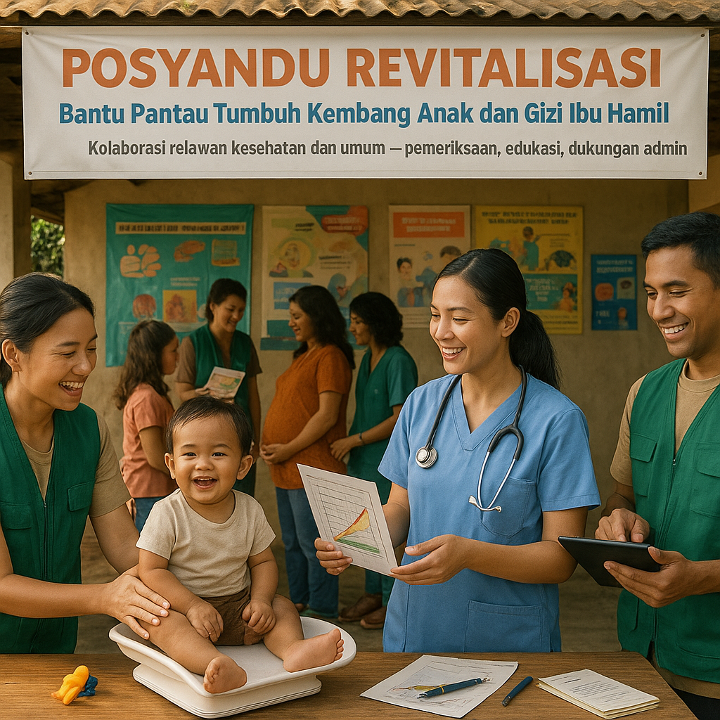 Posyandu Revitalisasi: Bantu Pantau Tumbuh Kembang Anak dan Gizi Ibu Hamil