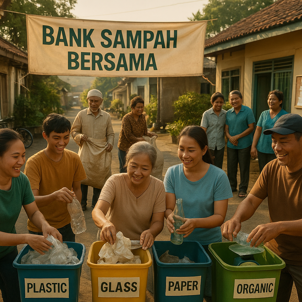 Bank Sampah Bersama: Ubah Limbah Rumah Tangga Jadi Penghasilan Komunal