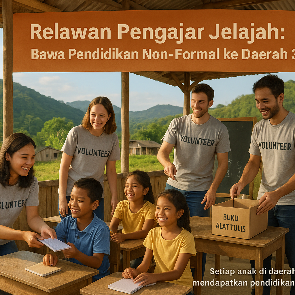 Relawan Pengajar Jelajah: Bawa Pendidikan Non-Formal ke Daerah 3T