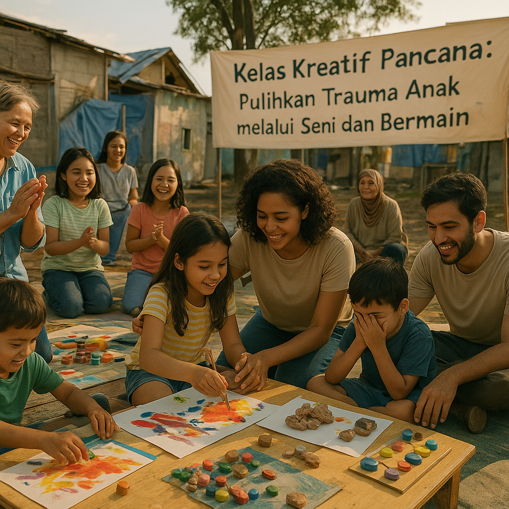 Kelas Kreatif Pasca Bencana: Pulihkan Trauma Anak melalui Seni dan Bermain