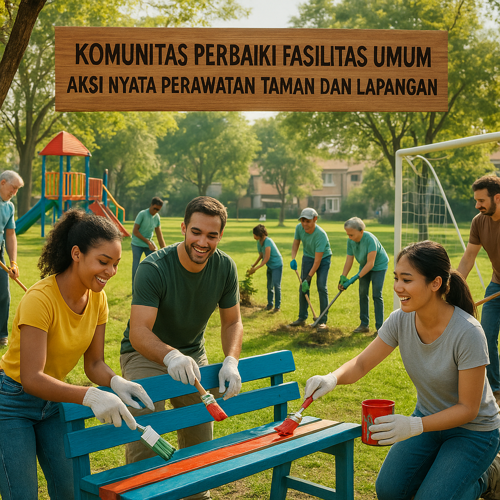 Komunitas Perbaiki Fasilitas Umum: Aksi Nyata Perawatan Taman dan Lapangan