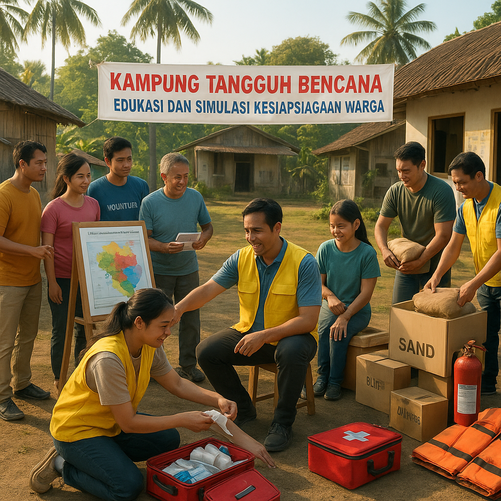 Kampung Tangguh Bencana: Edukasi dan Simulasi Kesiapsiagaan Warga