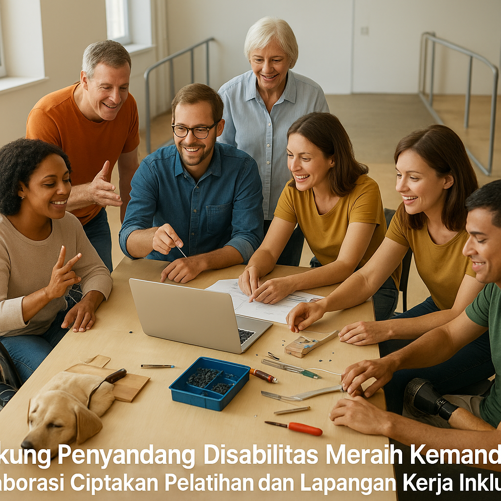 Dukung Penyandang Disabilitas Meraih Kemandirian: Kolaborasi Ciptakan Pelatihan dan Lapangan Kerja Inklusif
