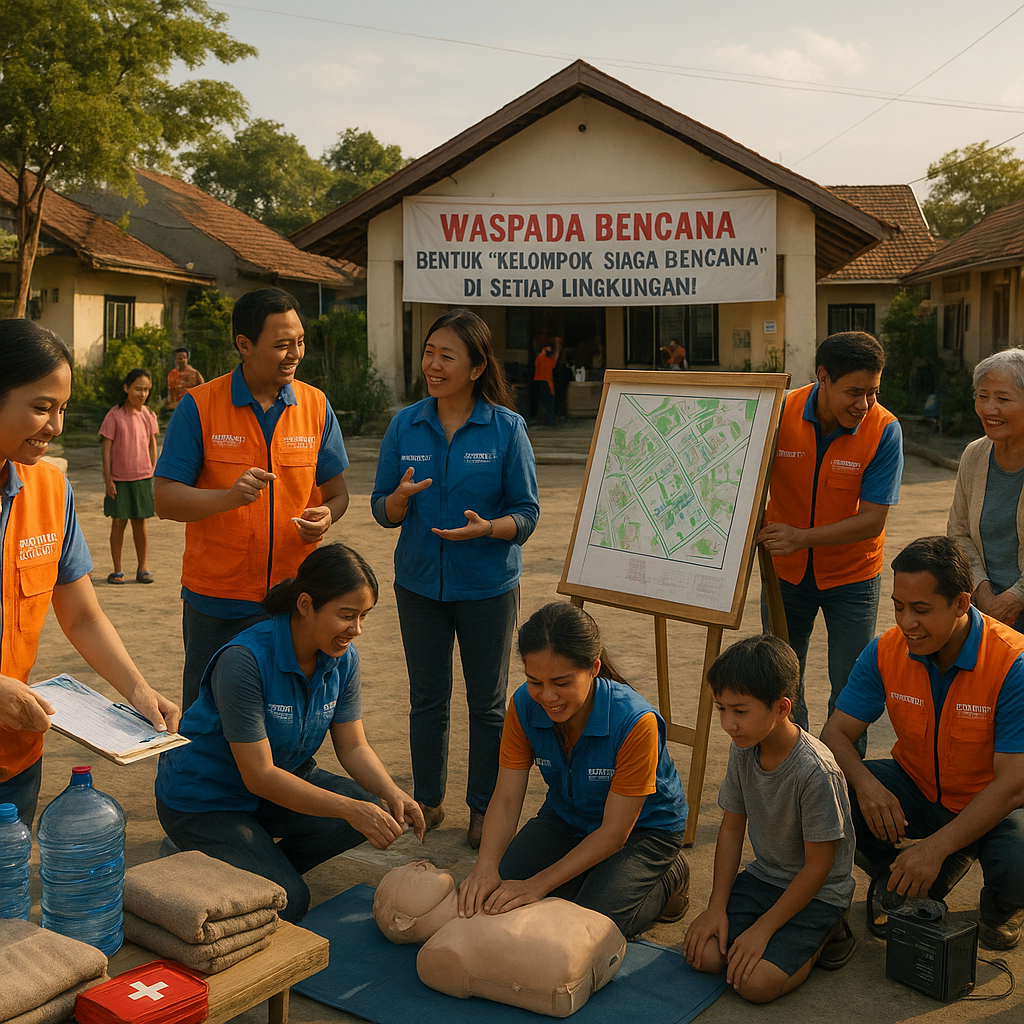 Waspada Bencana, Bentuk 'Kelompok Siaga Bencana' di Setiap Lingkungan!