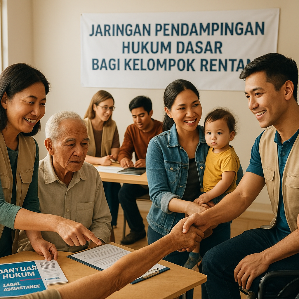 Jaringan Pendampingan Hukum Dasar bagi Kelompok Rentan