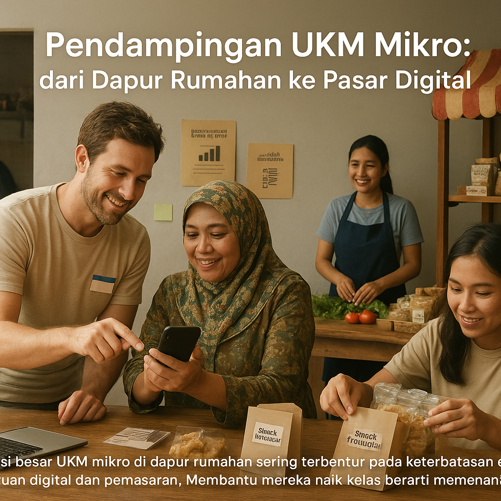 Pendampingan UKM Mikro: dari Dapur Rumahan ke Pasar Digital