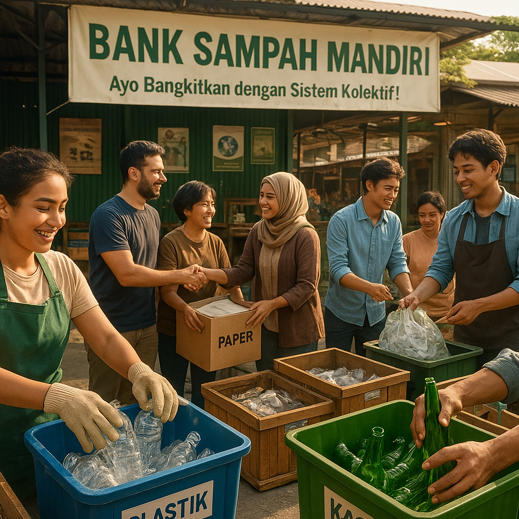 Bank Sampah Mandiri Nyaris Tutup, Ayo Bangkitkan dengan Sistem Kolektif!