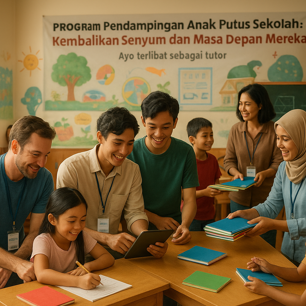 Program Pendampingan Anak Putus Sekolah: Kembalikan Senyum dan Masa Depan Mereka