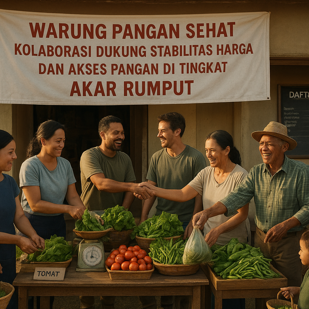 ‘Warung Pangan Sehat’: Kolaborasi Dukung Stabilitas Harga dan Akses Pangan di Tingkat Akar Rumput