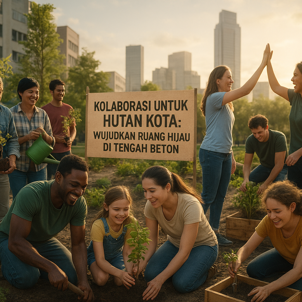 Kolaborasi untuk Hutan Kota: Wujudkan Ruang Hijau di Tengah Beton
