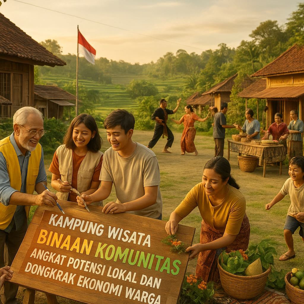 Kampung Wisata Binaan Komunitas: Angkat Potensi Lokal dan Dongkrak Ekonomi Warga