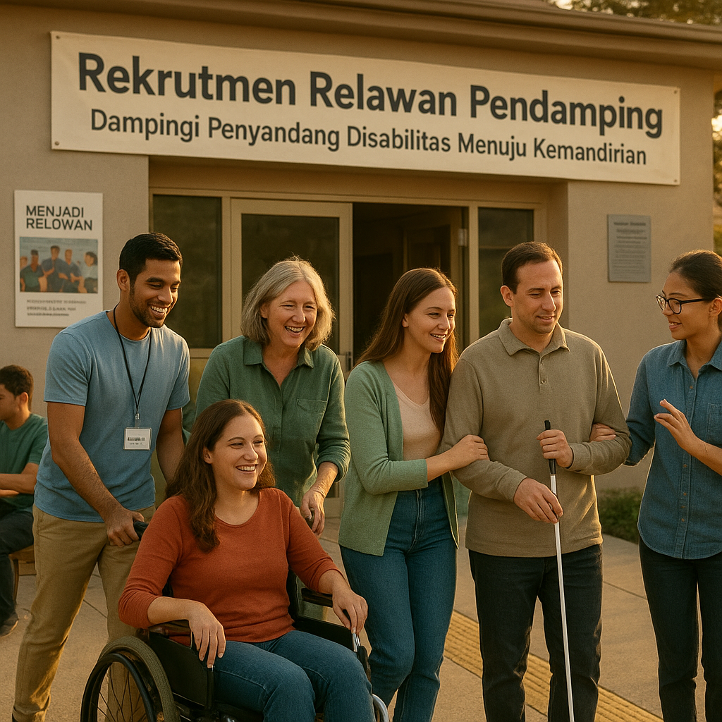 Rekrutmen Relawan Pendamping: Dampingi Penyandang Disabilitas Menuju Kemandirian