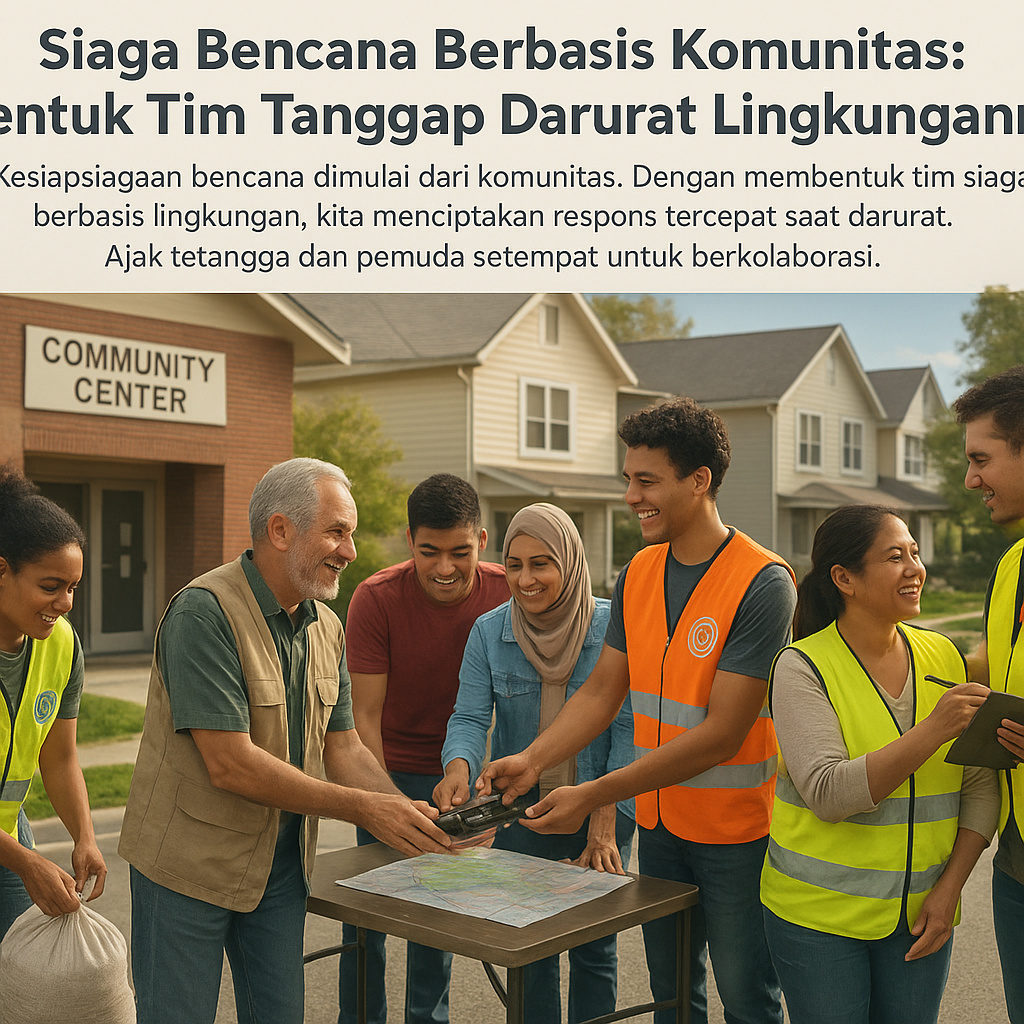 Siaga Bencana Berbasis Komunitas: Bentuk Tim Tanggap Darurat Lingkunganmu!