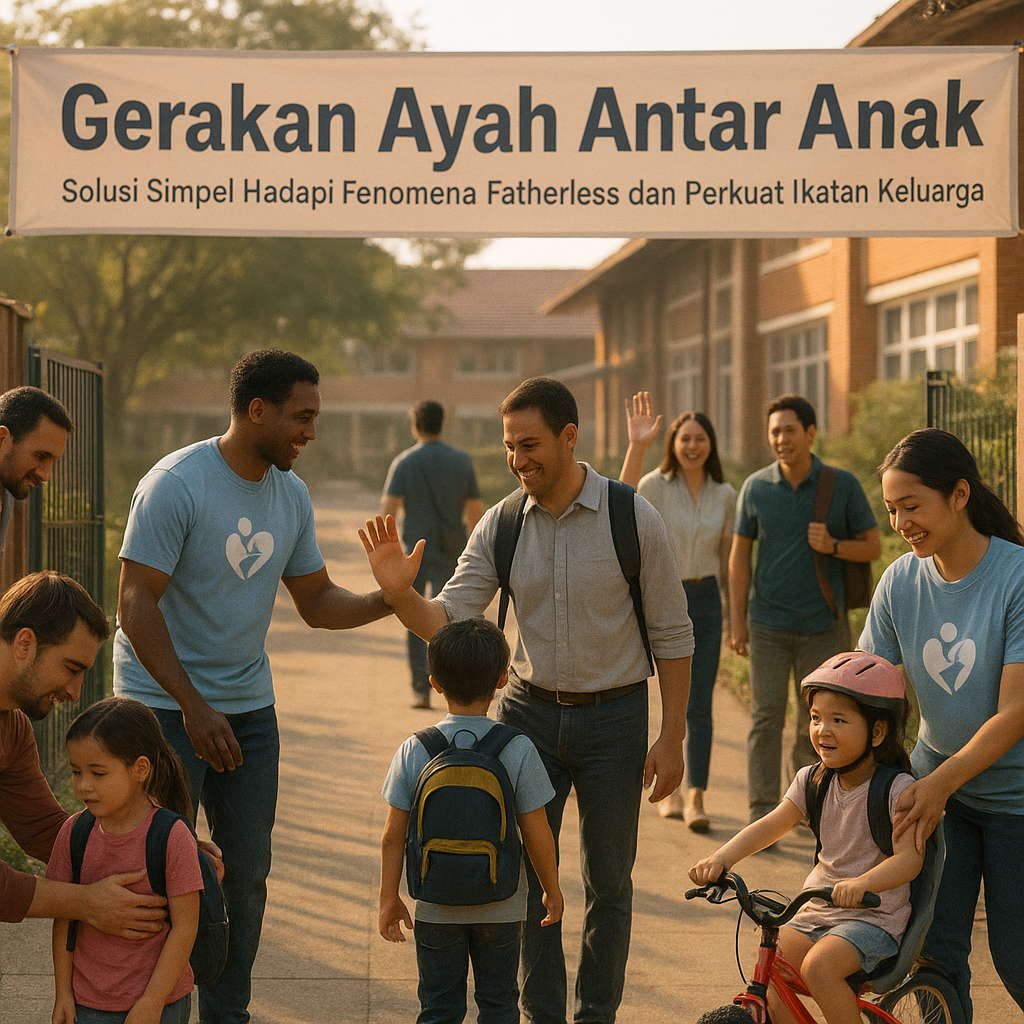 Gerakan Ayah Antar Anak: Solusi Simpel Hadapi Fenomena Fatherless dan Perkuat Ikatan Keluarga