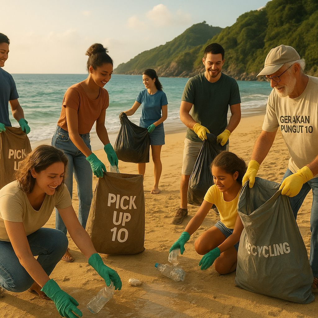 Gerakan 'Pungut 10': Aksi Nyata Kurangi Sampah Plastik di Destinasi Wisata Alam